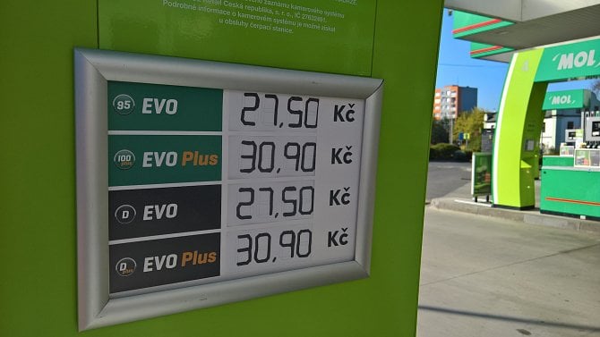 https://www.finance.cz/images/Cena PHM na čerpací stanici MOL v Ostravě (21. 4. 2020)
