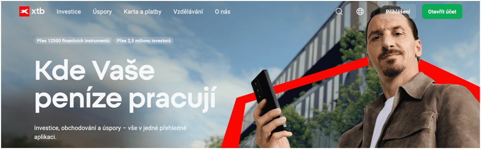 snímek obrazovky z oficiálních webových stránek